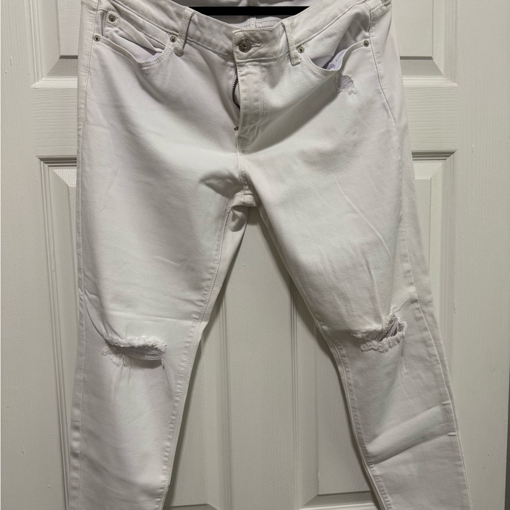 Just USA White Skinny Jeans
